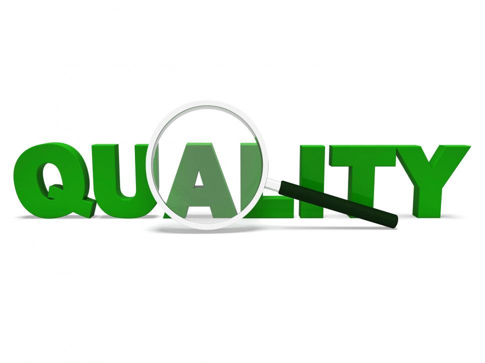 Free Image of Quality Character Shows Excellence Approval And Excellent 