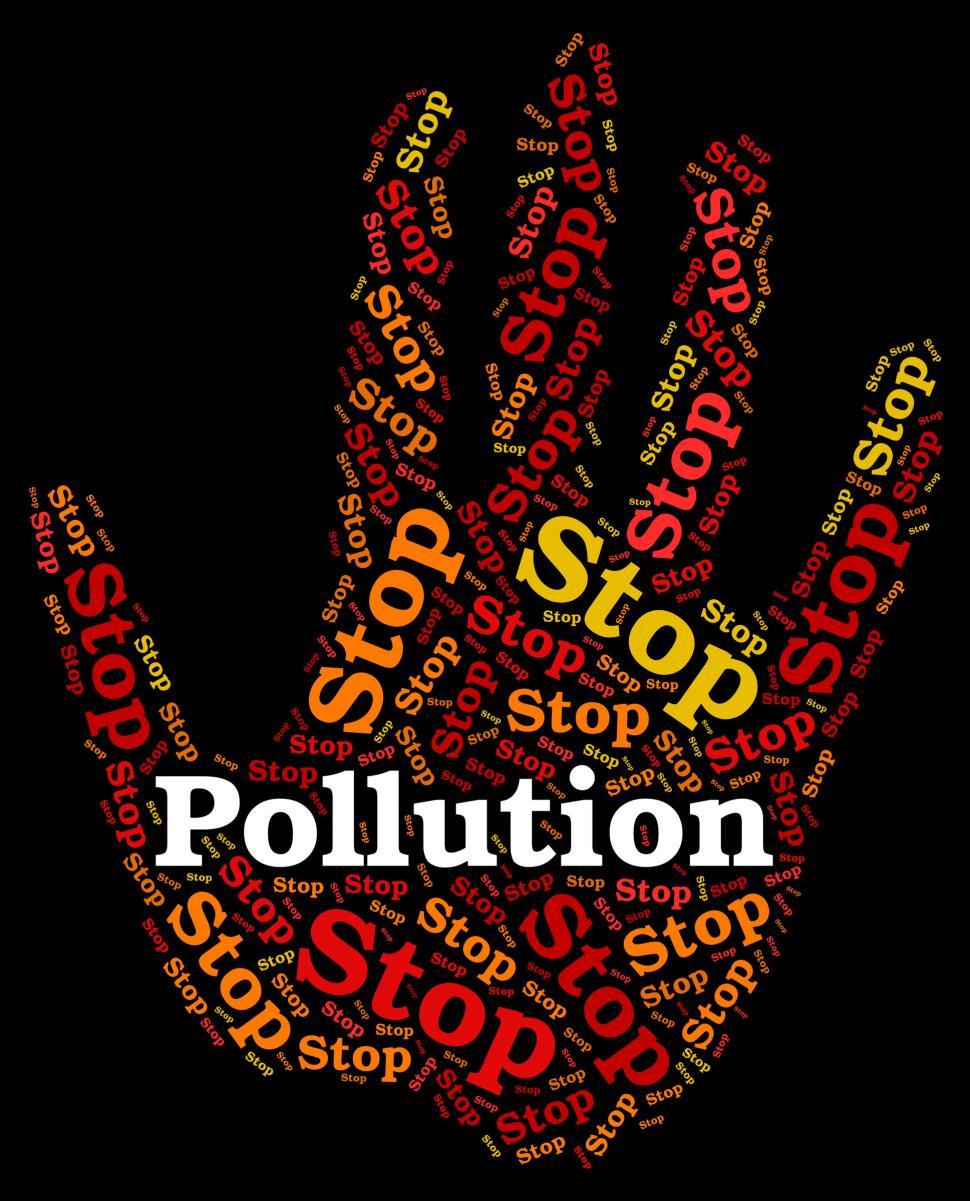 Free Image of Stop Pollution Represents Air Polution And Caution 