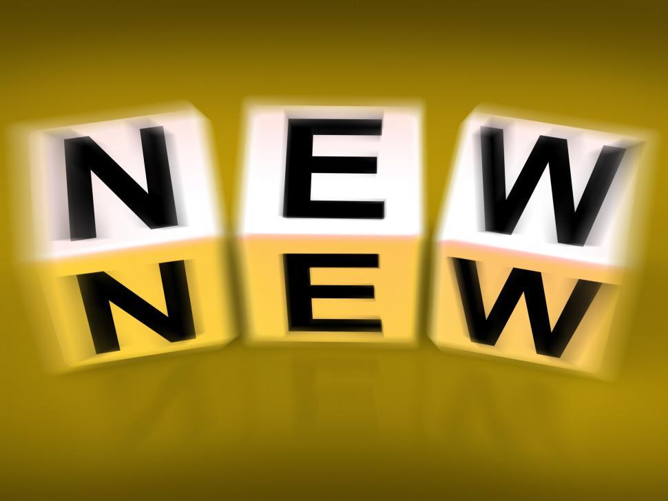 Free Image of New Blocks Displays Introductory Recent Modern or Newness 