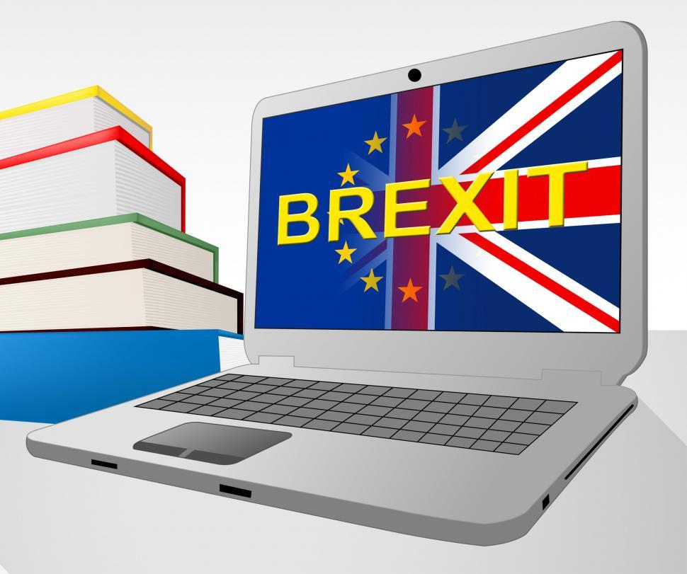 Free Image of Brexit Laptop Shows Britain Remain Europe And Decision 