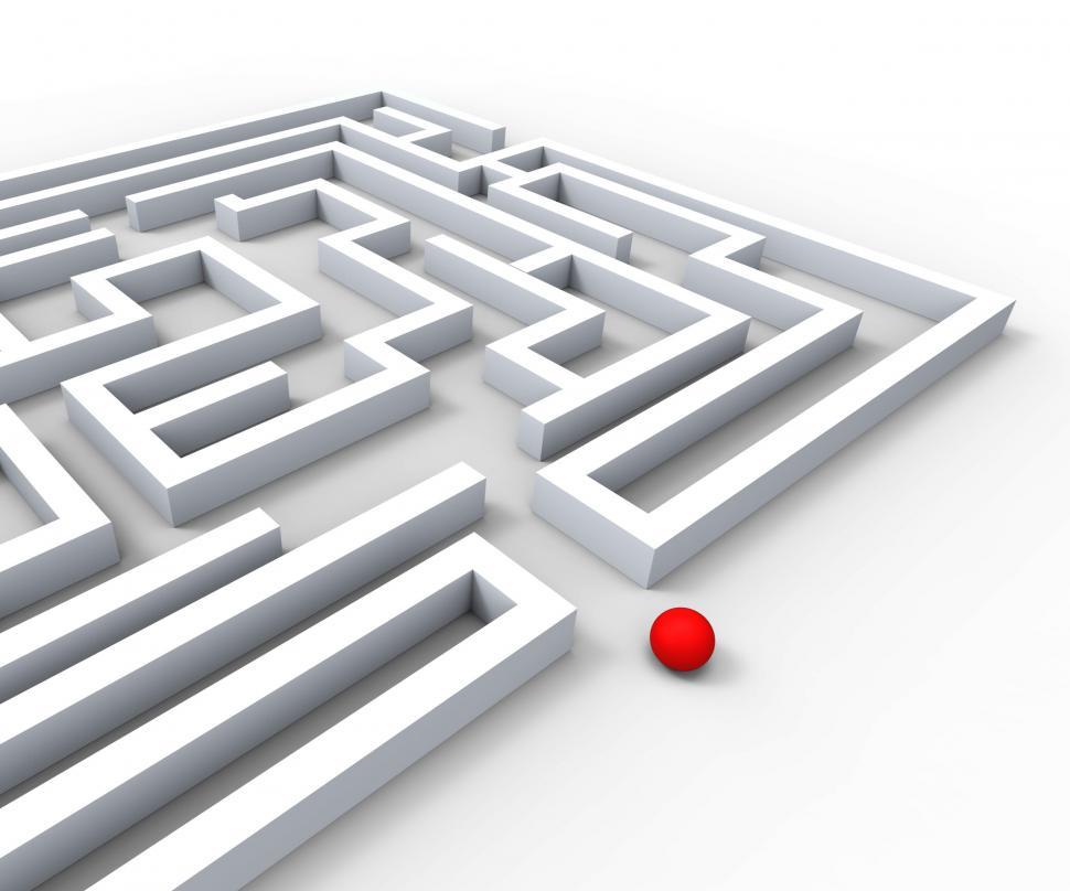 Free Image of Complicated Maze Shows Complexity And Challenges 