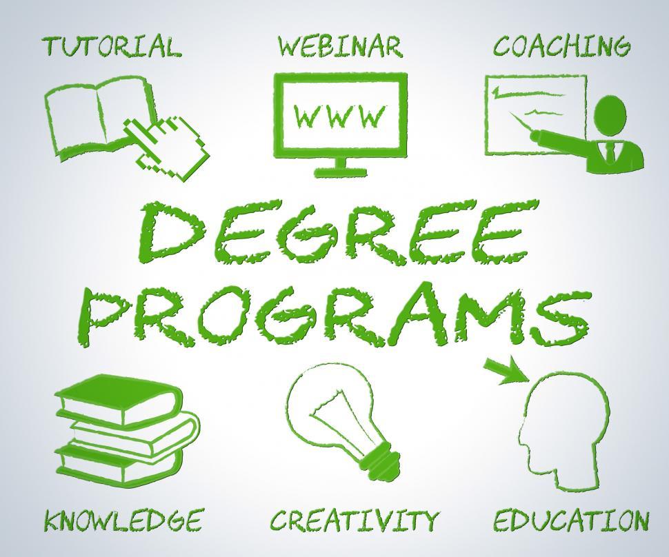 Free Image of Degree Programs Shows Web Site And Associates 