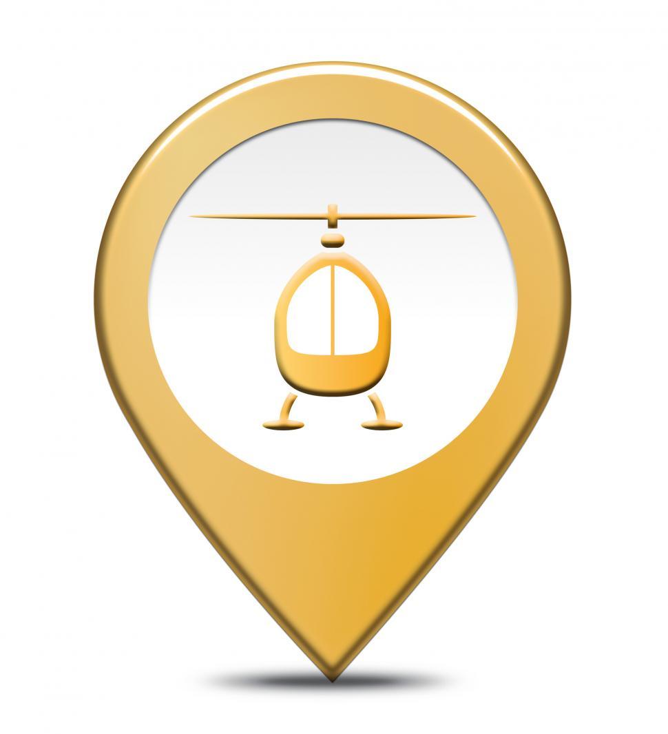 Free Image of Heliport Location Represents Aircraft Transportation And Helipad 