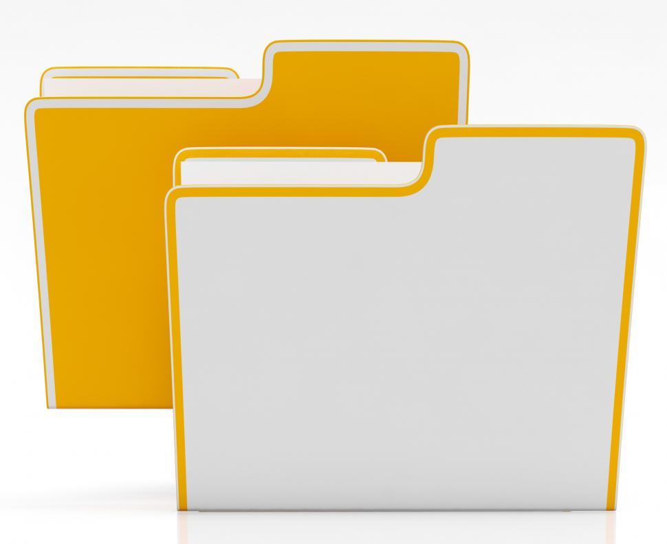 Free Image of Files Showing Organising And Paperwork 