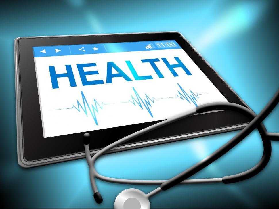 Free Image of Health Tablet Represents Preventive Medicine And Computing 