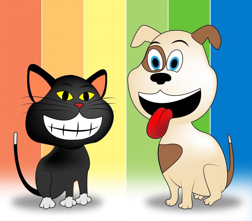 Free Image of Happy Pets Represents Domestic Animal And Canines 