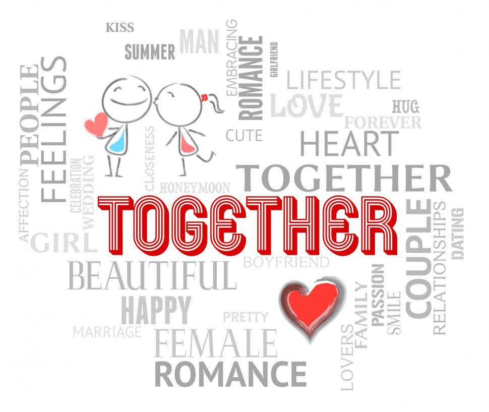 Free Image of Together Couple Means Find Love And Affection 