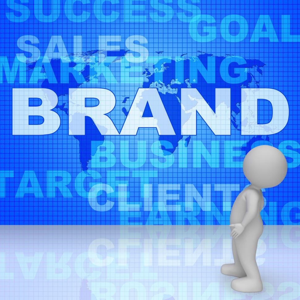 Free Image of Brand Word Indicates Company Identity 3d Rendering 