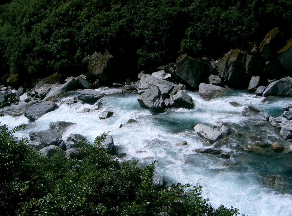 Free Image of Rock Falls Hasst Pass New Zealand 