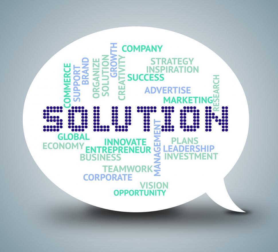 Free Image of Solution Bubble Means Successful Goals And Achievement 