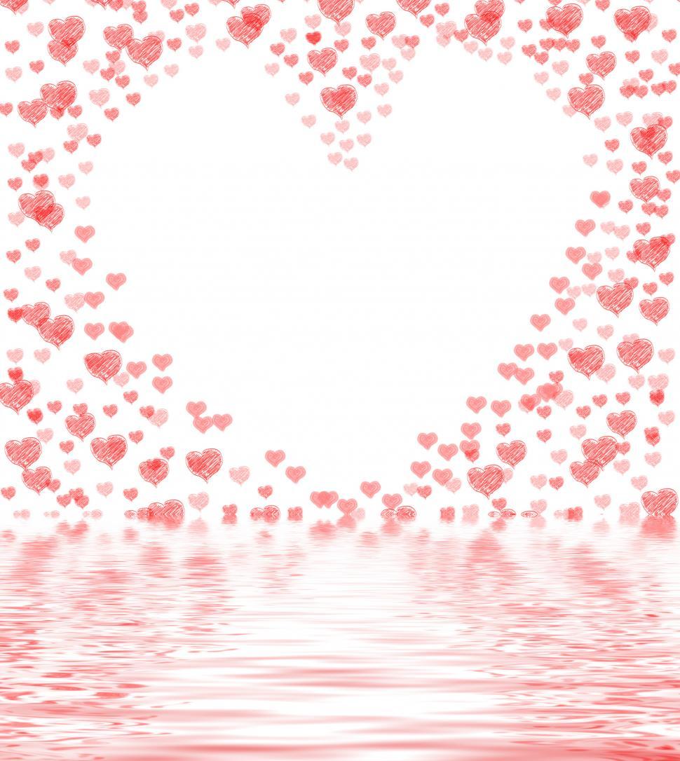 Free Image of Heart Cut From Background Displays Lovely Marriage Or Passionate 