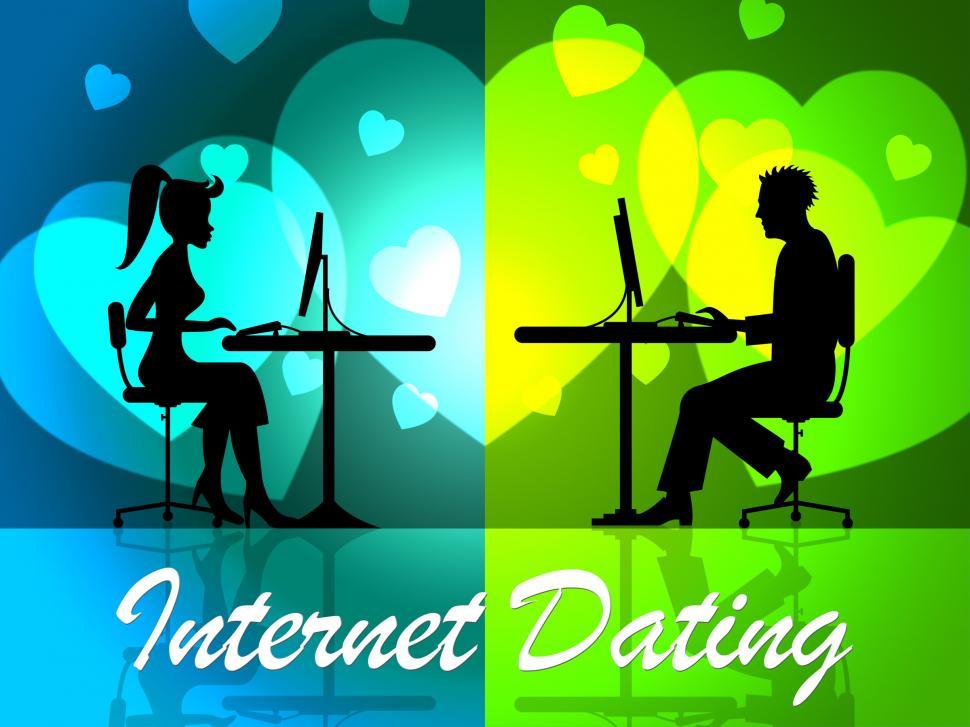 Free Image of Internet Dating Represents Web Site And Date 