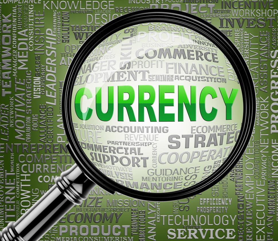 Free Image of Currency Magnifier Indicates Exchange Rate 3d Rendering 