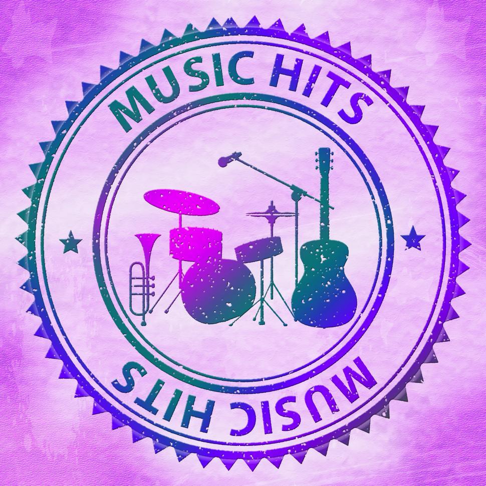 Free Image of Music Hits Indicates Sound Track And Audio 