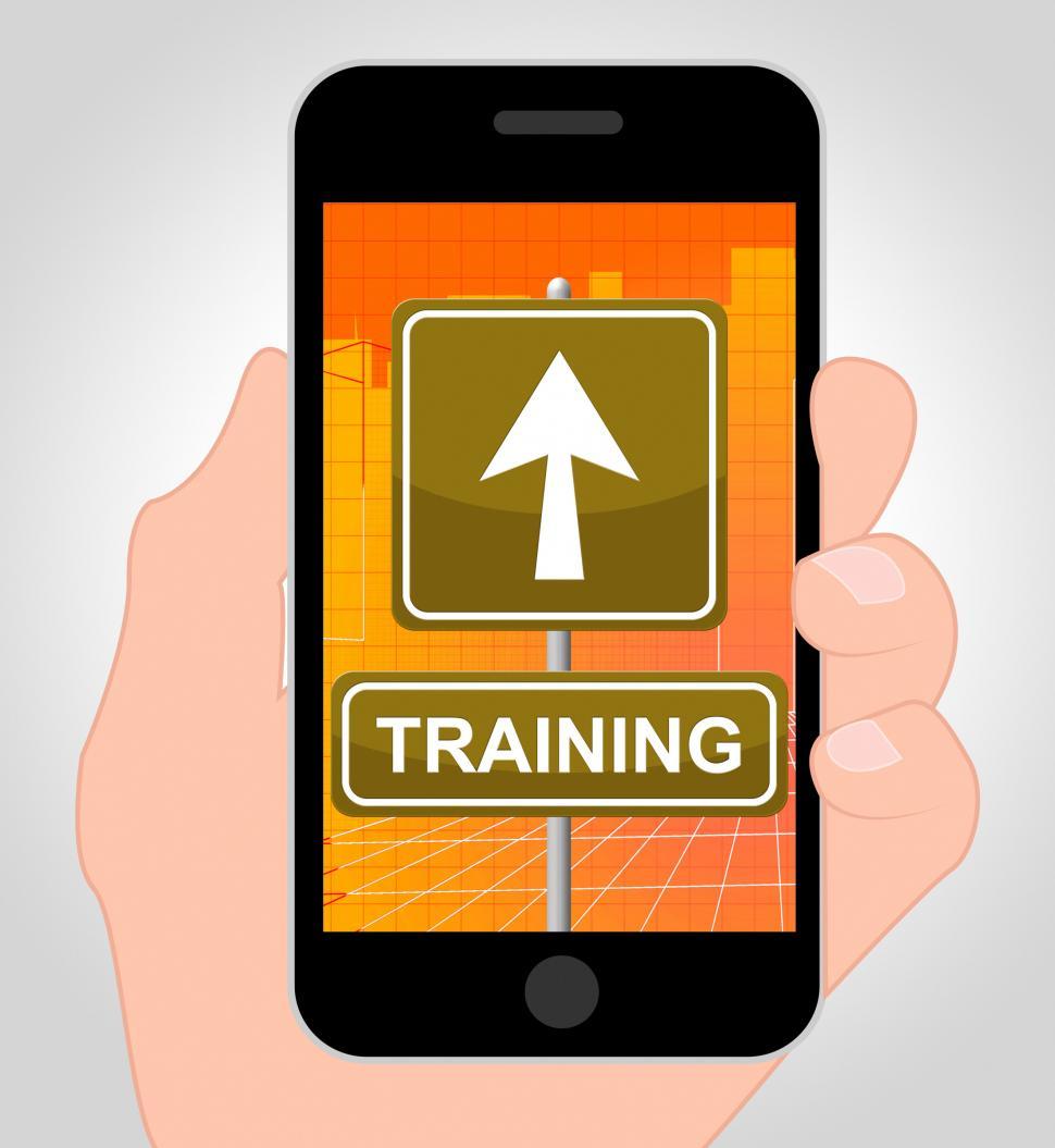 Free Image of Training Online Means Internet Learning 3d Illustration 