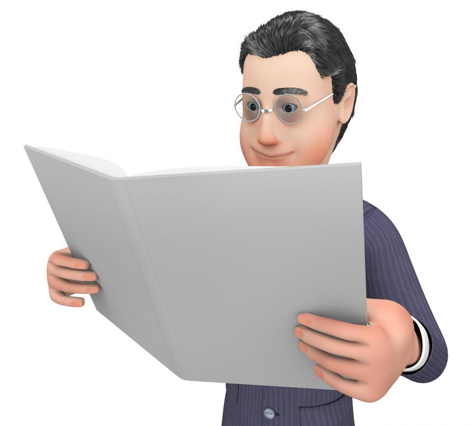 Free Image of Studying File Means Progress Report And Analysis 3d Rendering 