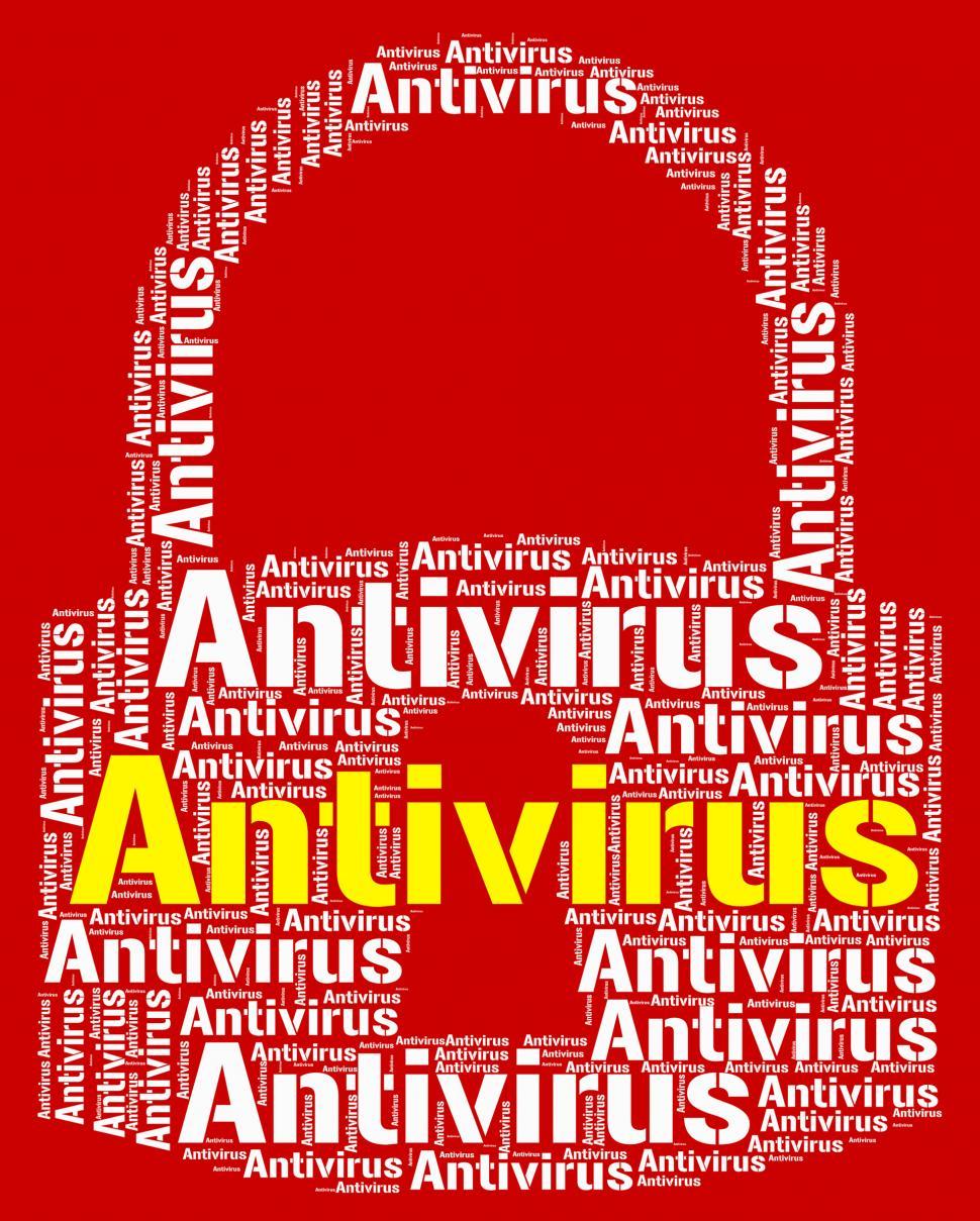 Free Image of Antivirus Lock Means Malicious Software And Infected 