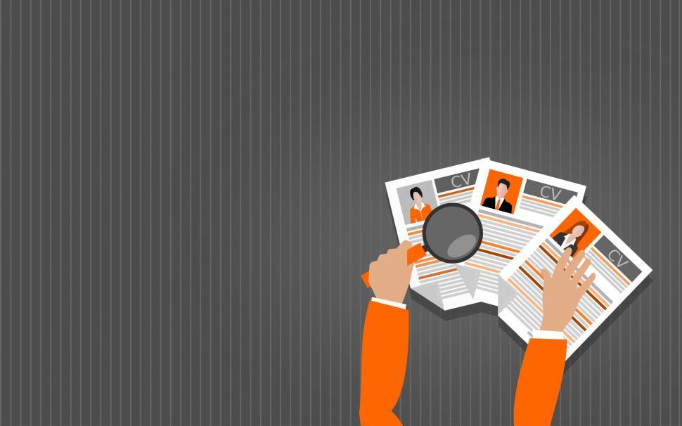 Free Image of Reviewing Curricula - Job Applicants Under Scrutiny - With Copys 