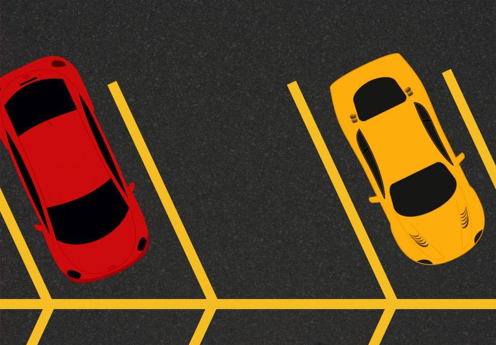 Free Image of Parking Zone - Car Park - Parking Lot Illustration 