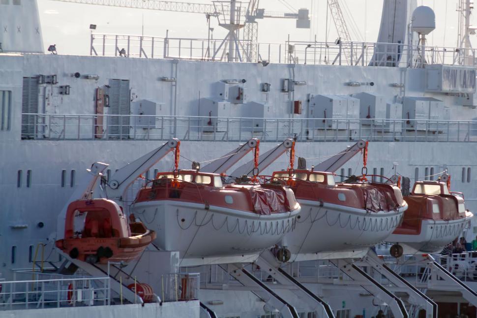 Free Image of Lifeboats 