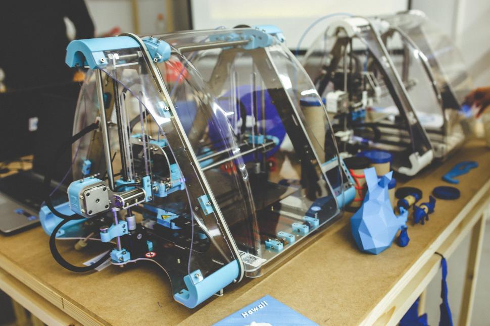 Free Image of Two Machines on Table 