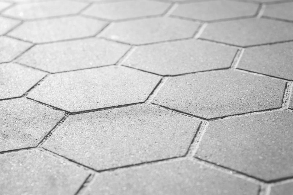 Free Image of Black and White Tile Floor in an Old Building 
