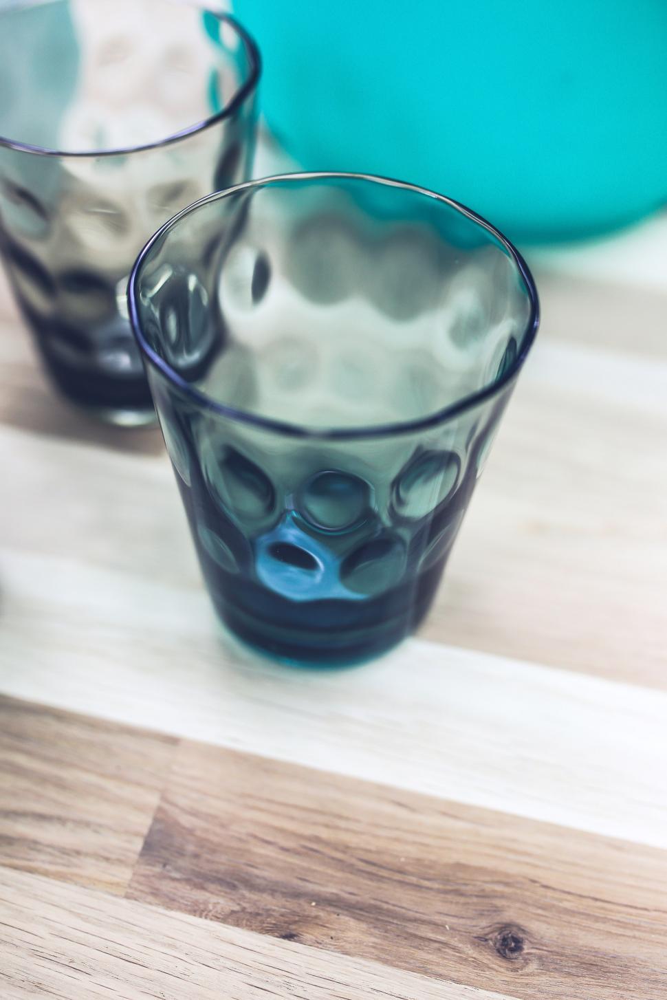 Free Image of Glasses on Wooden Table 