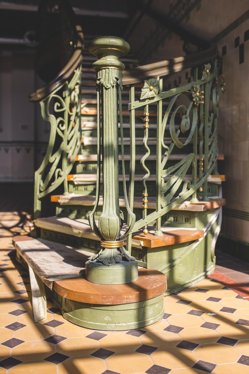 Free Image of Stairs and Railings in a Building 