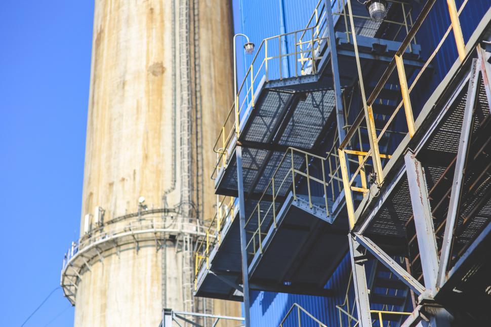 Free Image of Towering Building With Exterior Staircase 