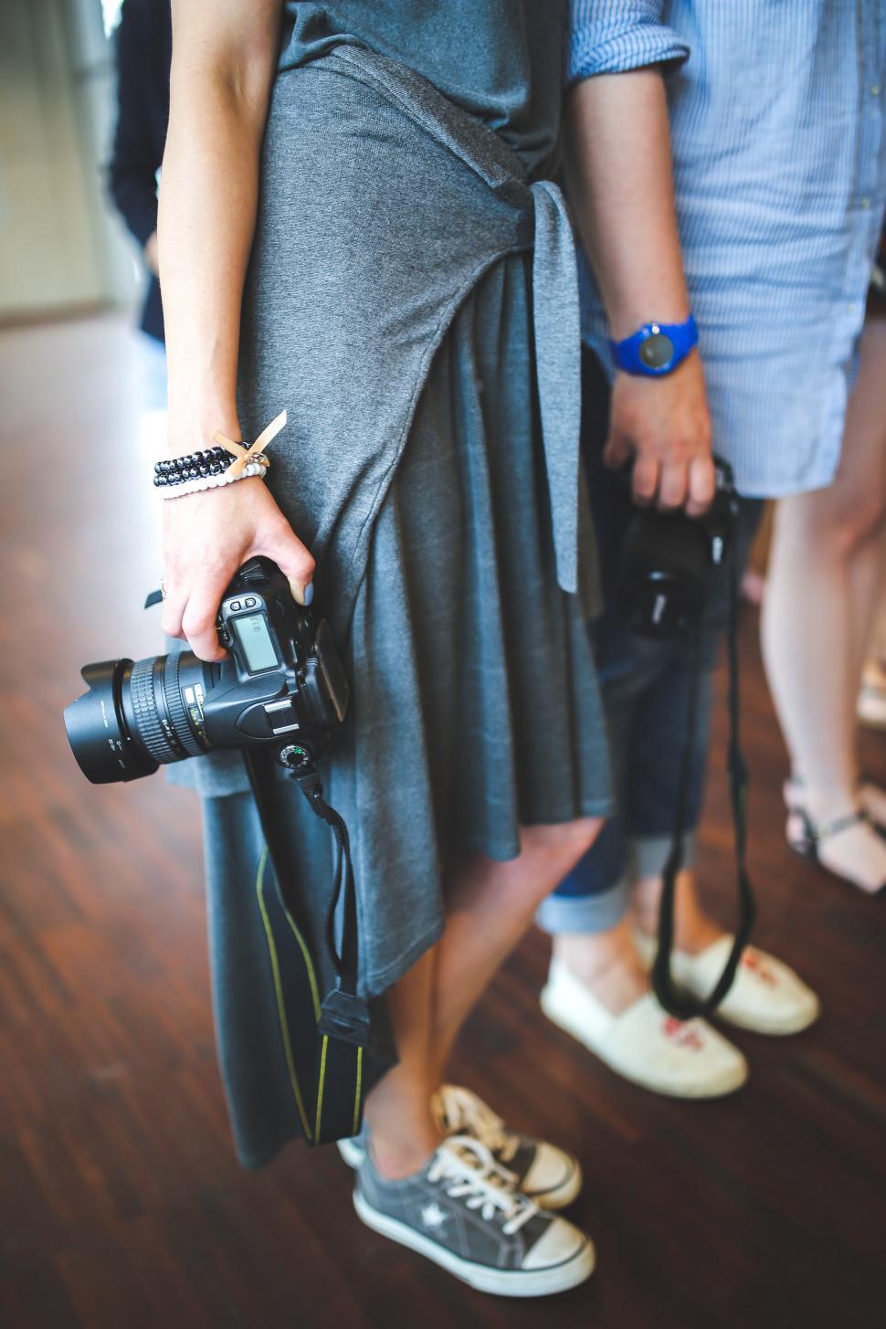 Free Image of Person Holding a Camera 