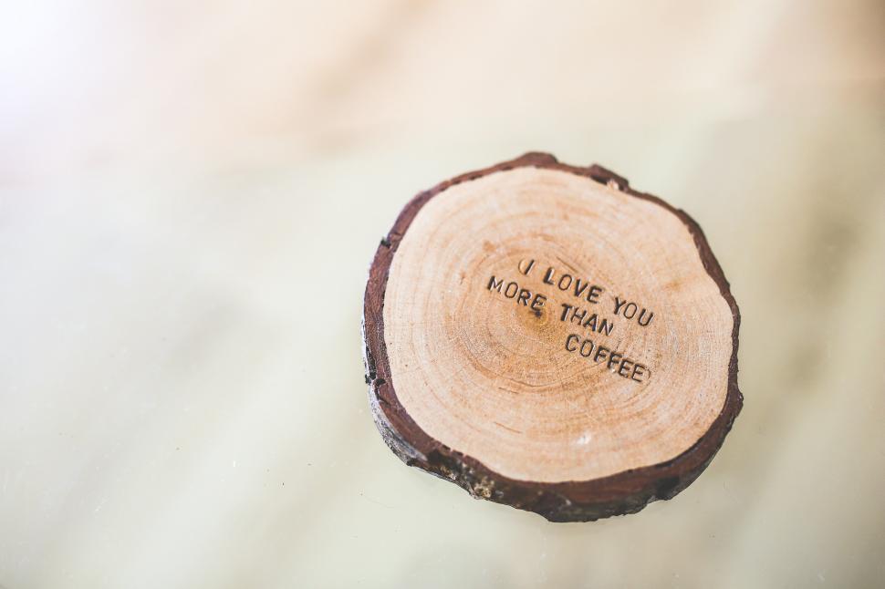 Free Image of Wooden Plank With Inscriptions 