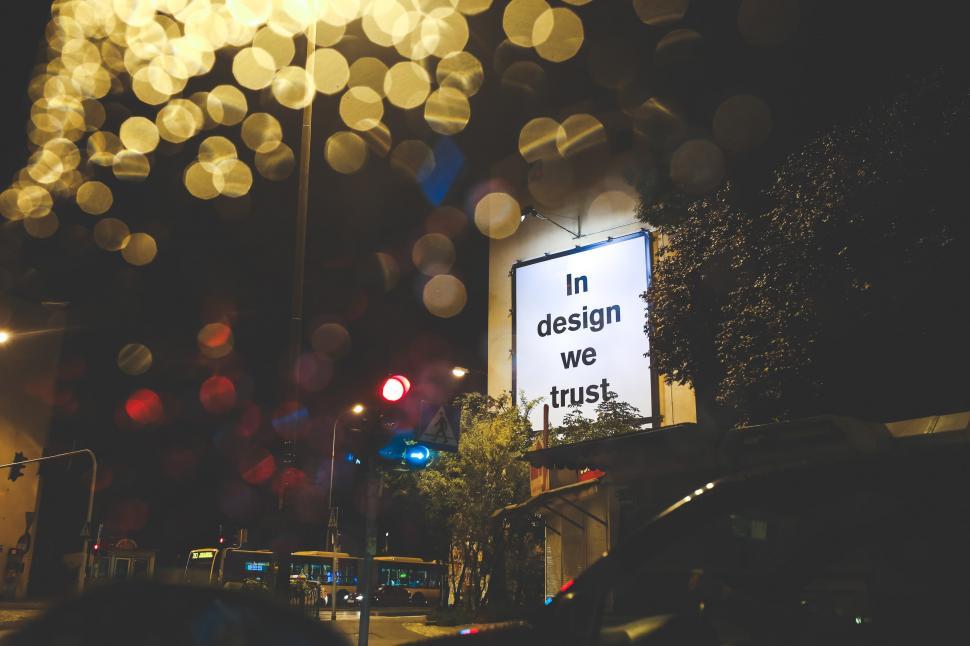 Free Image of In Design We Trust 