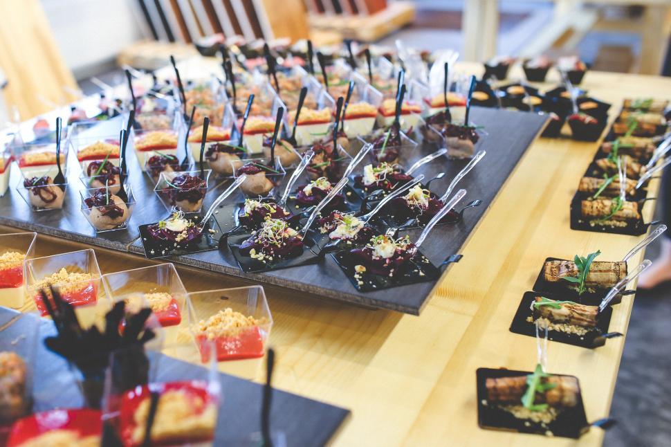 Free Image of Assorted Foods Displayed on Table 