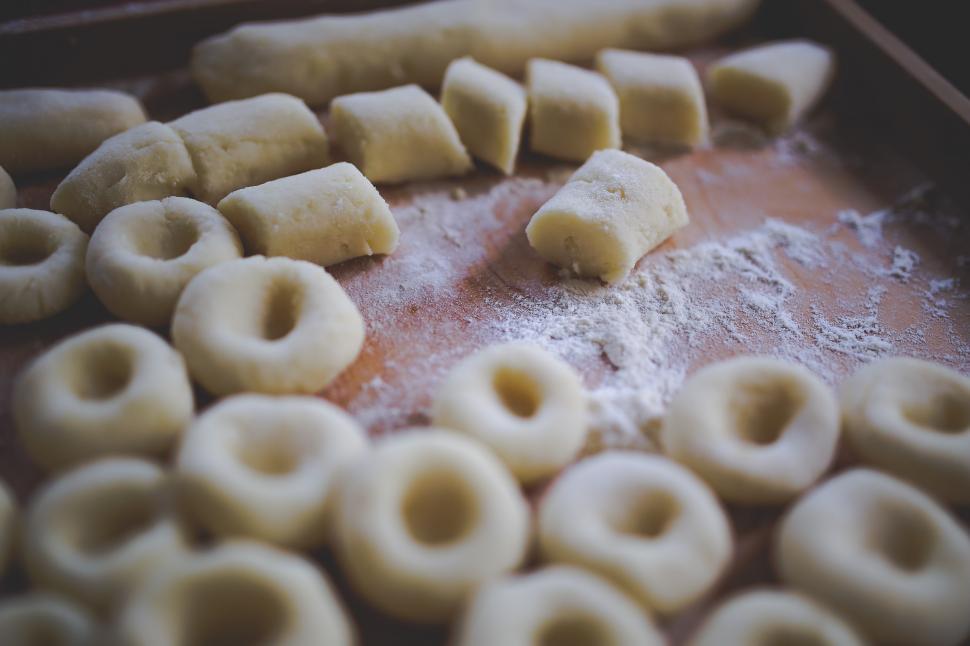 Free Image of Dough Spread Out on a Table 