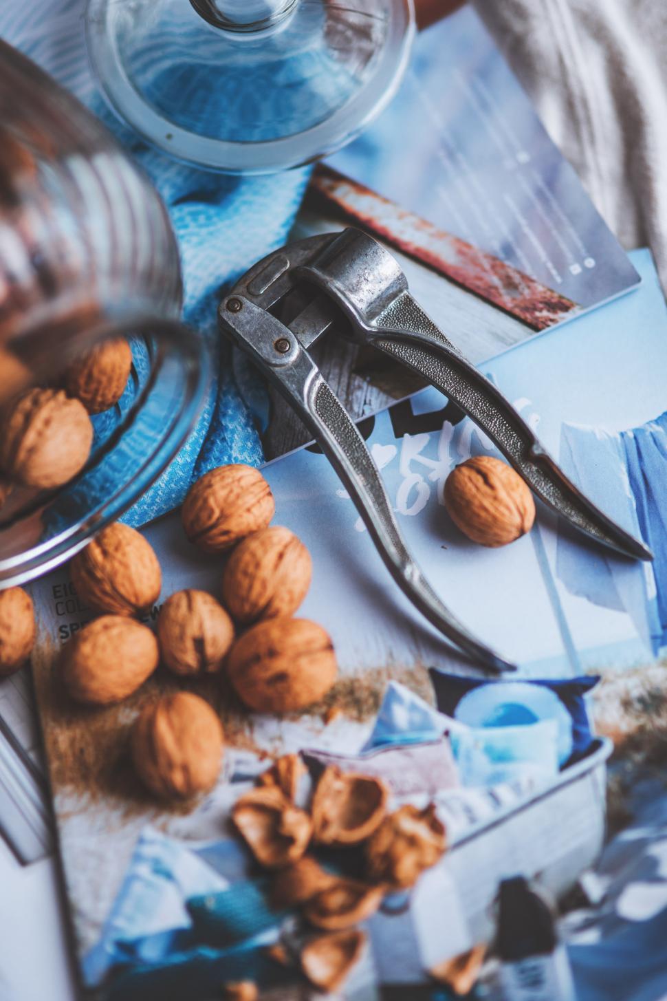 Free Image of Nuts and Pliers on Table 