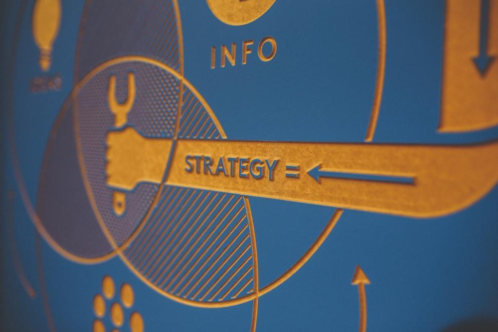 Free Image of Close Up of a Blue and Yellow Clock 