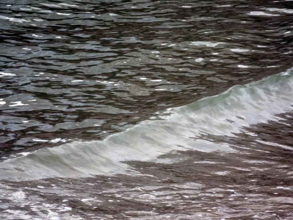 Free Image of Small Ocean Wave Background  