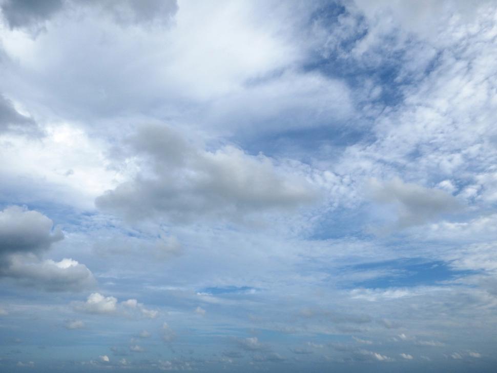 Free Image of Partly Cloudy Skies  