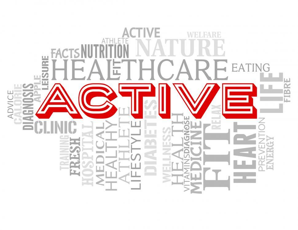 Free Image of Active Words Indicates Getting Fit And Lively 