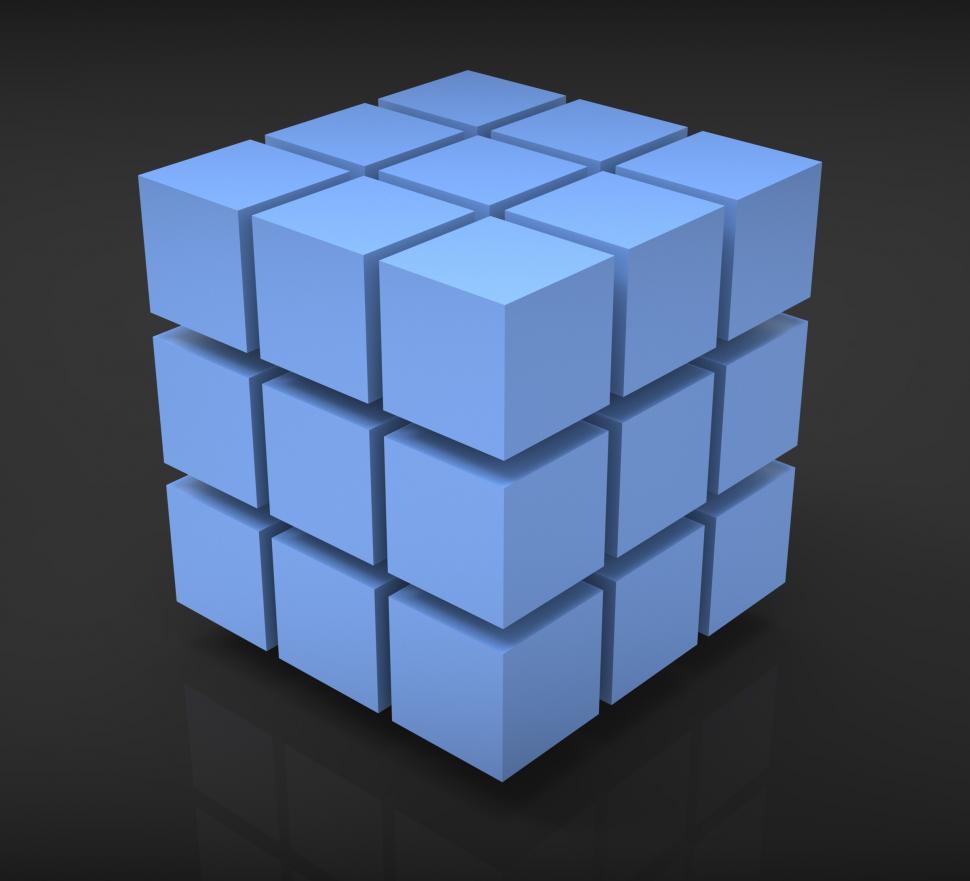 Free Image of Built Blocks Structure Shows Fabrication 