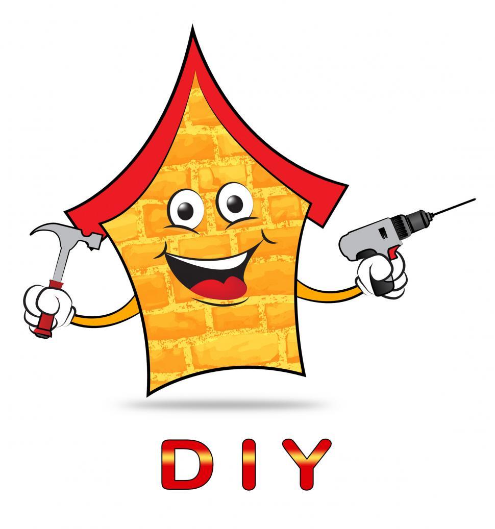 Free Image of Diy House Means Do It Yourself And Building 