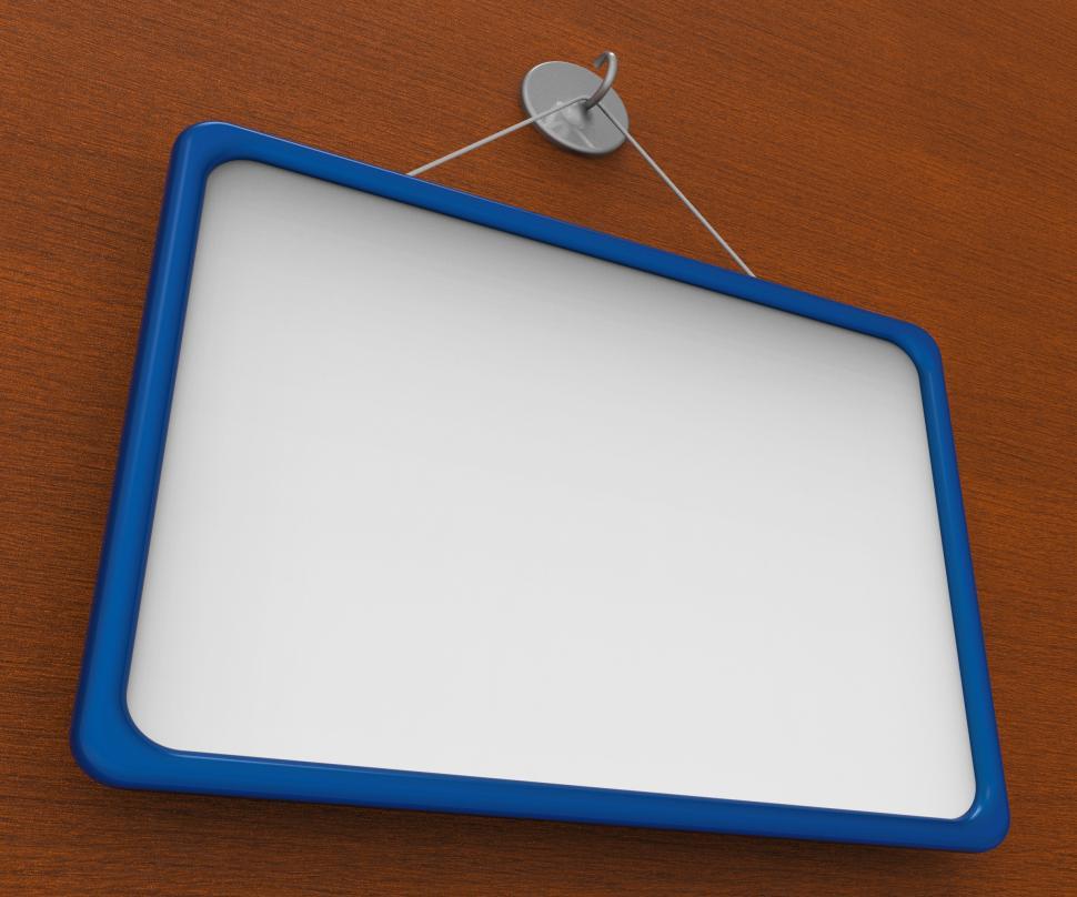 Free Image of Blank Noticeboard Copyspace Shows Display Space 