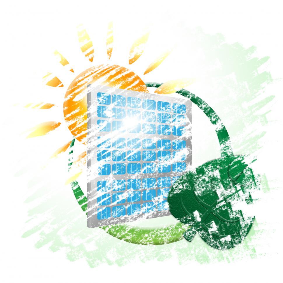 Free Image of Solar Panel Shows Alternative Energy And Environment 