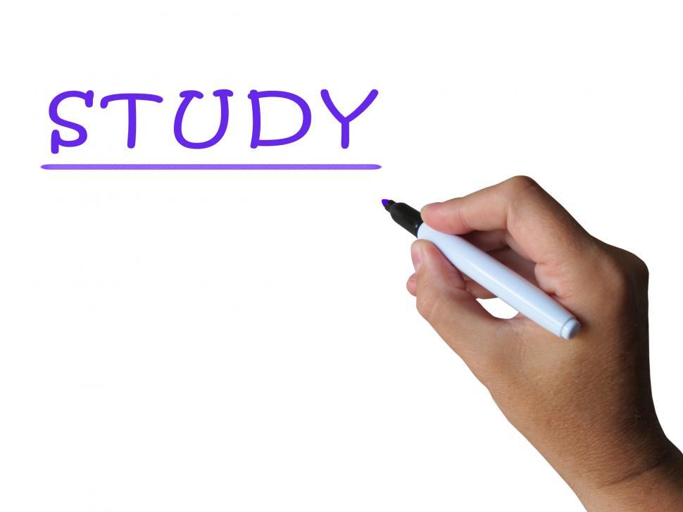 Free Image of Study Word Means Investigating And Finding Out 