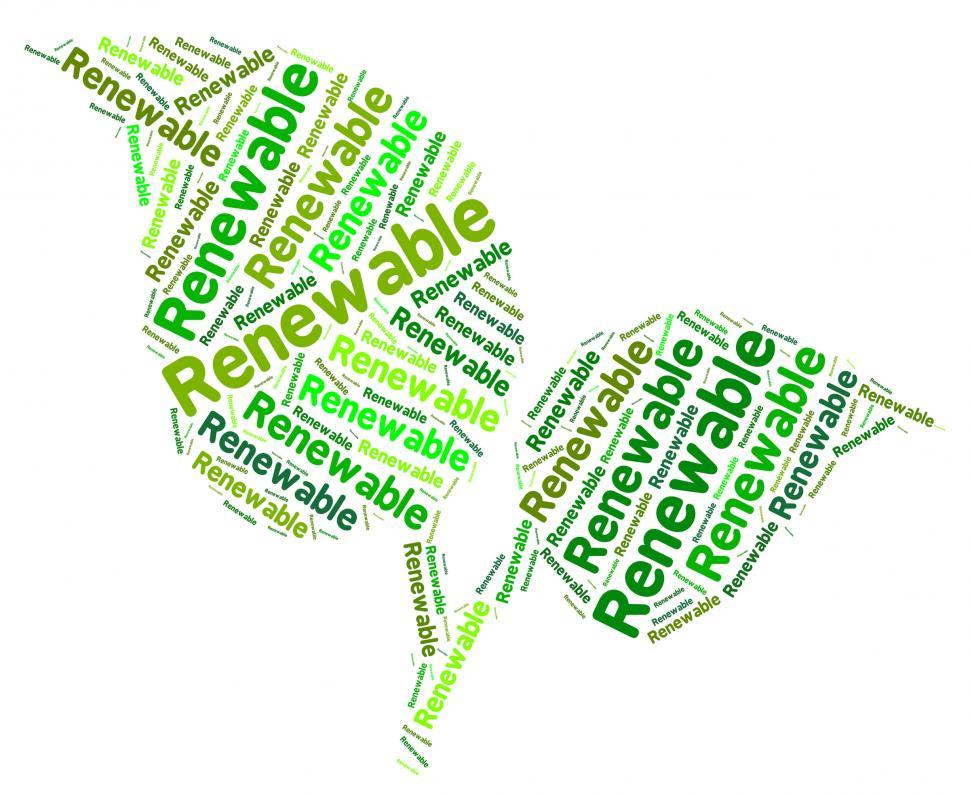 Free Image of Renewable Word Shows Earth Friendly And Recondition 