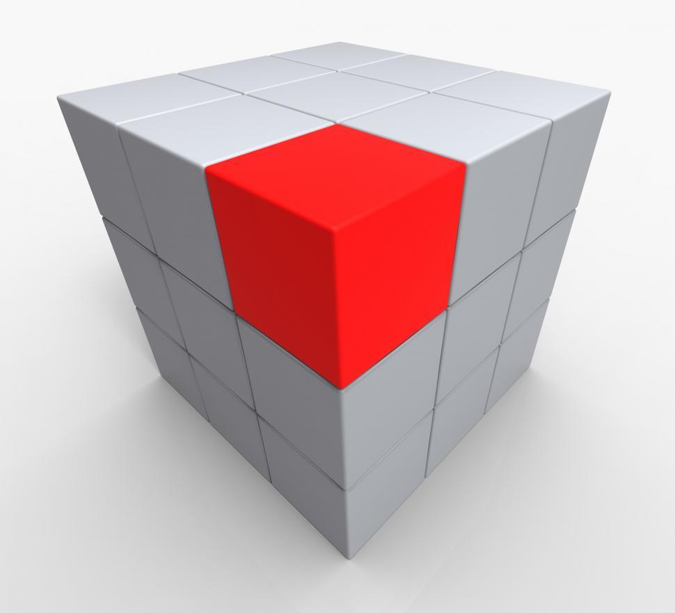 Free Image of Distinct Block Shows Standing Out 