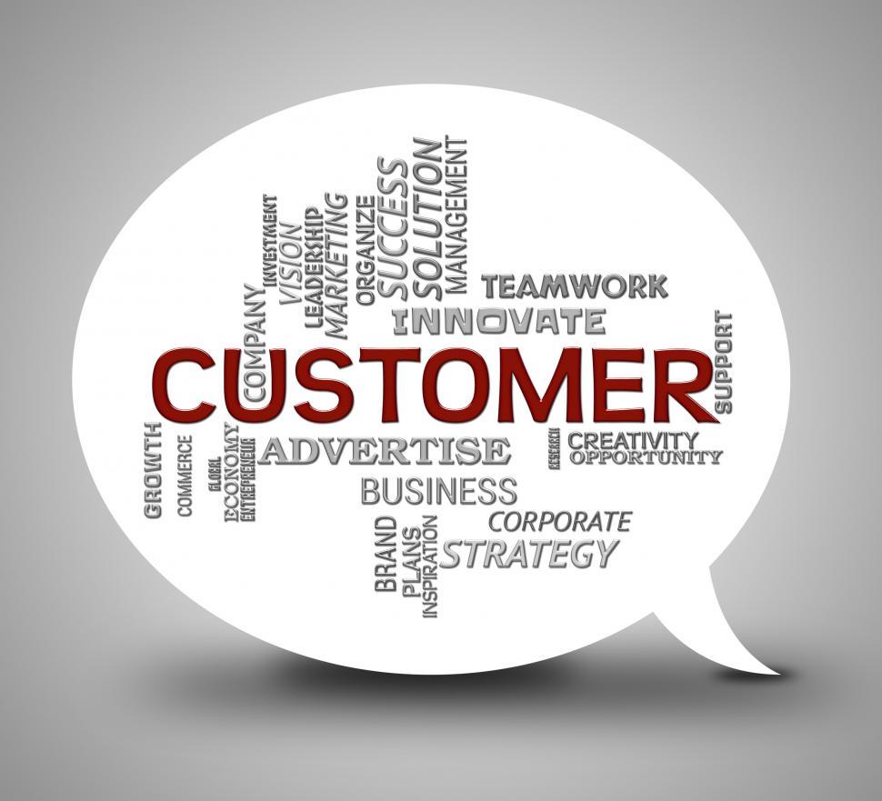 Free Image of Customers Online Means Internet Shoppers 3d Illustration 