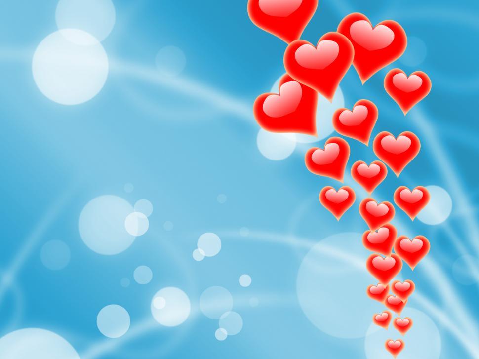 Free Image of Hearts On Sky Shows Romantic Freedom Or Peacefulness 