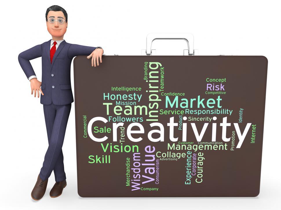 Free Image of Creativity Words Indicates Design Concept And Artistic 