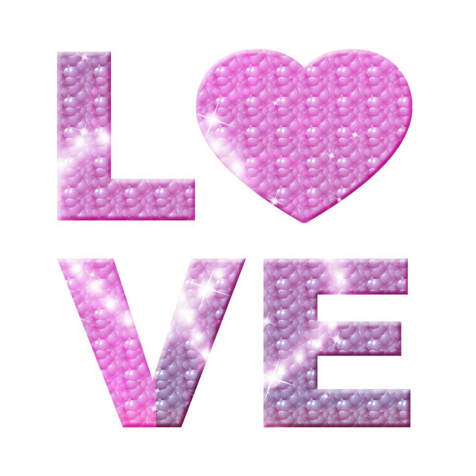 Free Image of Love Word Represents Loved Passion And Adoration 